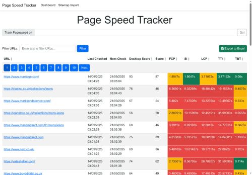Desktop page screenshot