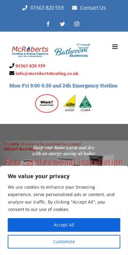 Mobile page screenshot