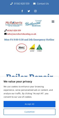 Mobile page screenshot