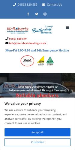 Mobile page screenshot