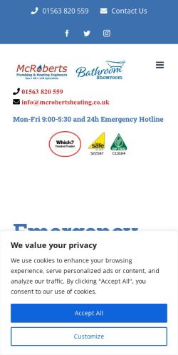 Mobile page screenshot