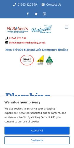 Mobile page screenshot