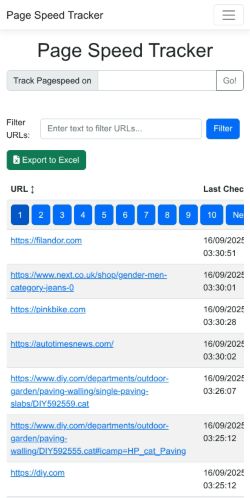 Mobile page screenshot