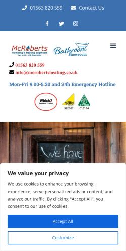 Mobile page screenshot