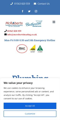 Mobile page screenshot