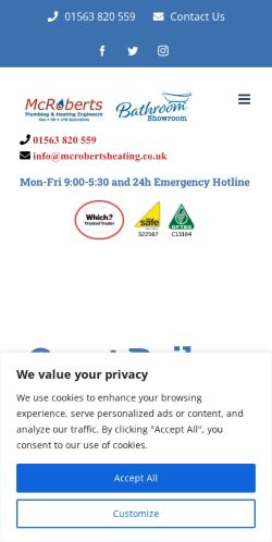 Mobile page screenshot