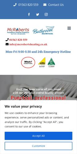 Mobile page screenshot