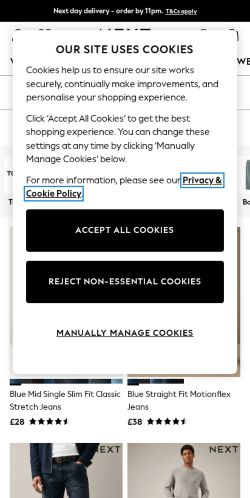 Mobile page screenshot
