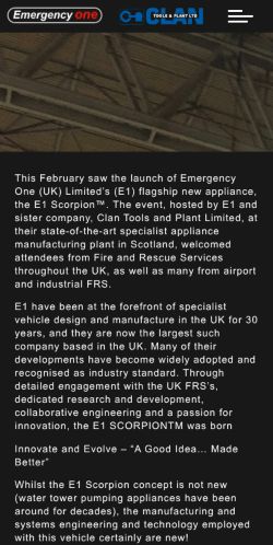 Mobile page screenshot