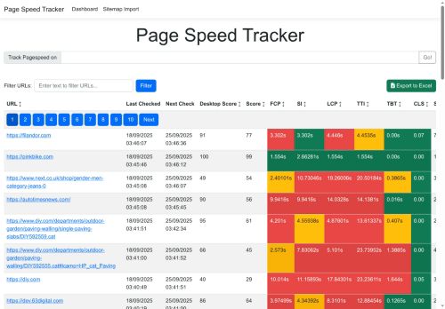 Desktop page screenshot