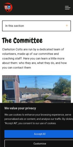 Mobile page screenshot