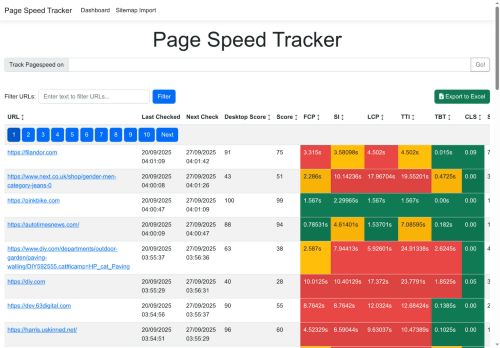 Desktop page screenshot