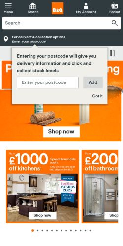 Mobile page screenshot