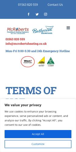 Mobile page screenshot