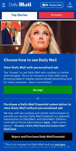 Mobile page screenshot