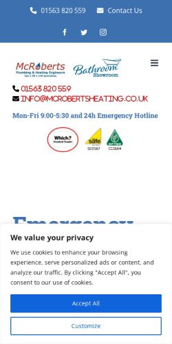 Mobile page screenshot