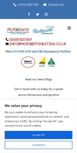 Mobile page screenshot