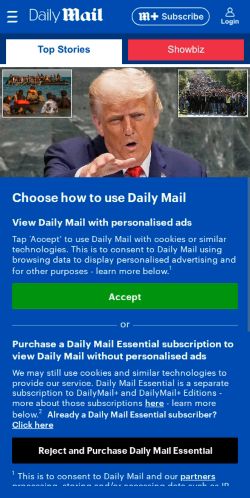 Mobile page screenshot