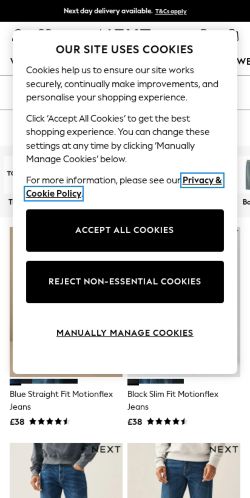 Mobile page screenshot