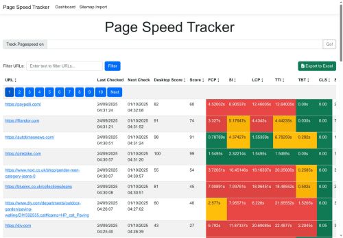 Desktop page screenshot