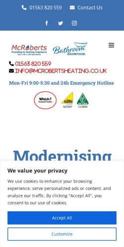 Mobile page screenshot