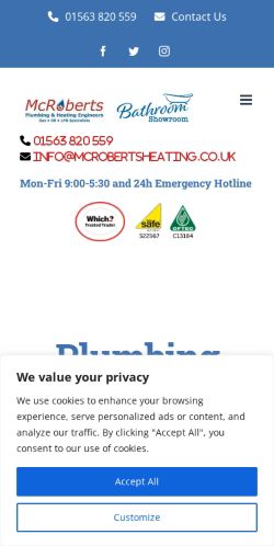 Mobile page screenshot