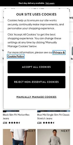 Mobile page screenshot