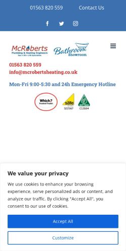 Mobile page screenshot