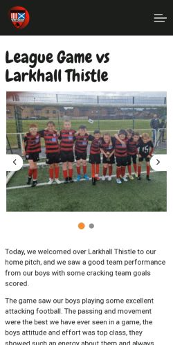 Mobile page screenshot