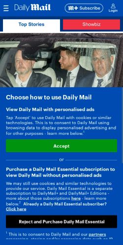 Mobile page screenshot