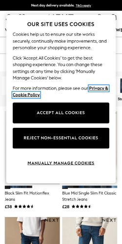 Mobile page screenshot