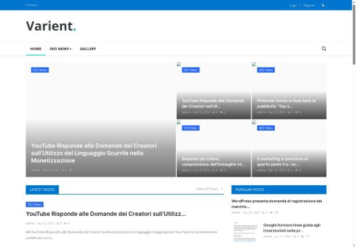 Desktop page screenshot