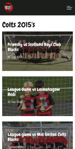 Mobile page screenshot