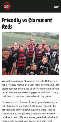 Mobile page screenshot