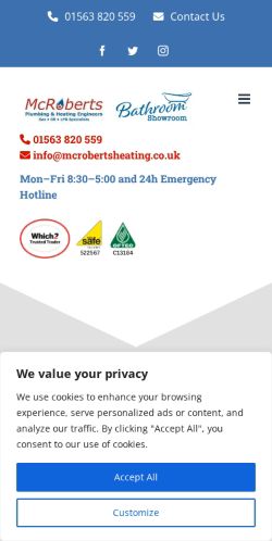 Mobile page screenshot