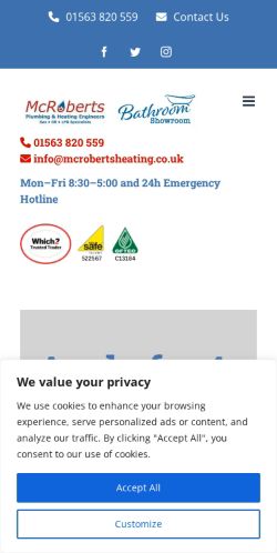 Mobile page screenshot