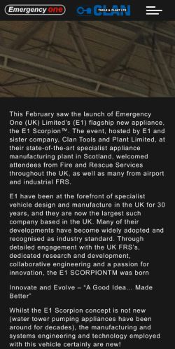 Mobile page screenshot