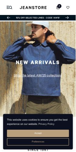 Mobile page screenshot