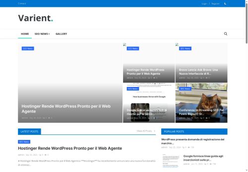 Desktop page screenshot