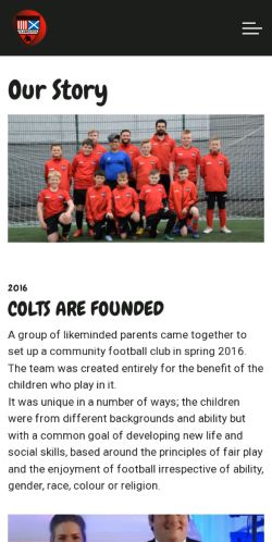 Mobile page screenshot