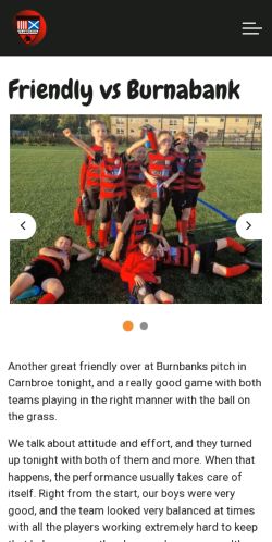 Mobile page screenshot