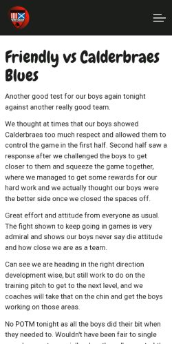 Mobile page screenshot