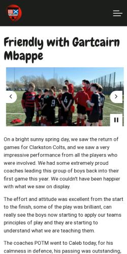 Mobile page screenshot