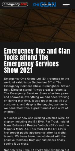 Mobile page screenshot