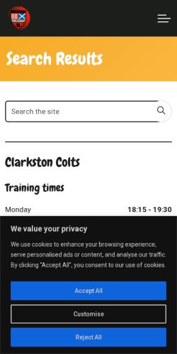 Mobile page screenshot