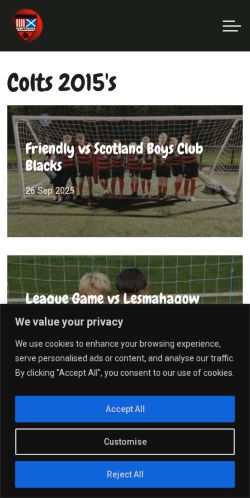 Mobile page screenshot