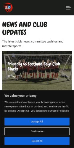 Mobile page screenshot