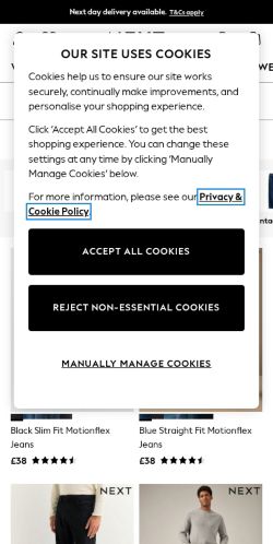 Mobile page screenshot