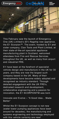 Mobile page screenshot