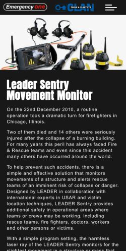 Mobile page screenshot